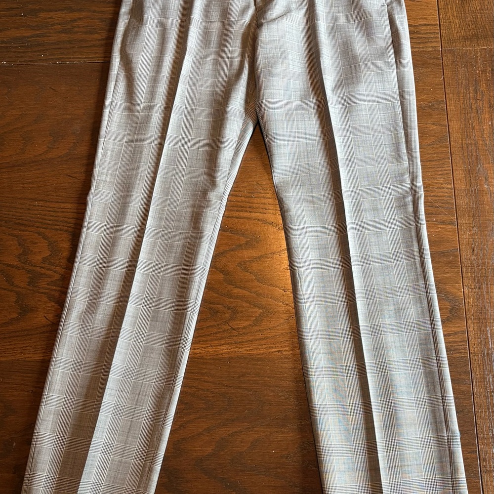Express Charcoal Wool-Blend Trousers